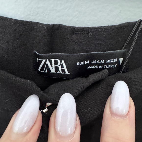 NWT LINEN ZARA SHORTS - Picture 3 of 5